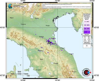 Mappa comuni con almeno 3 questionari