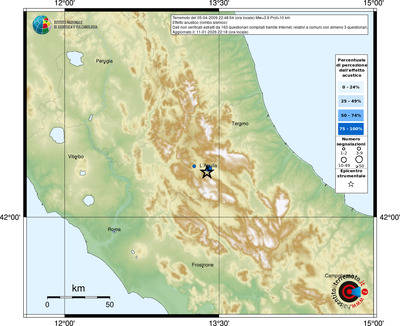 Mappa comuni con almeno 3 questionari