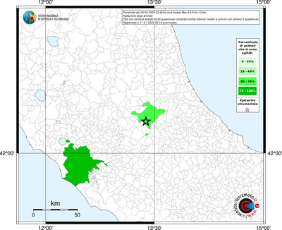 Mappa territorio comunale con almeno 3 questionari