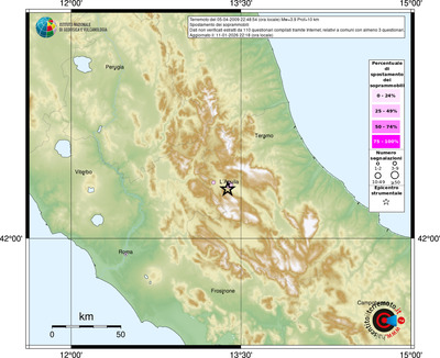 Mappa comuni con almeno 3 questionari