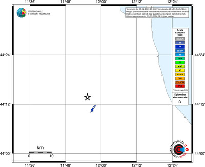 Mappa EMS - territori località