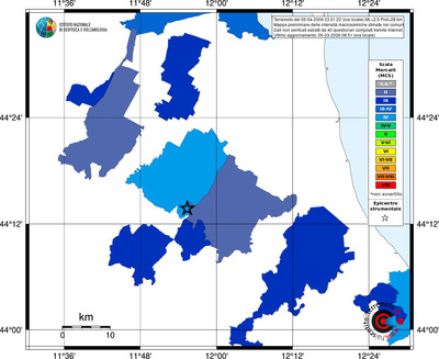 Mappa MCS - territori comuni