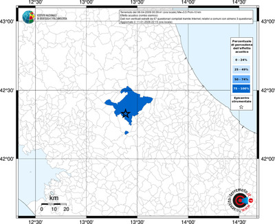Mappa territorio comunale con almeno 3 questionari