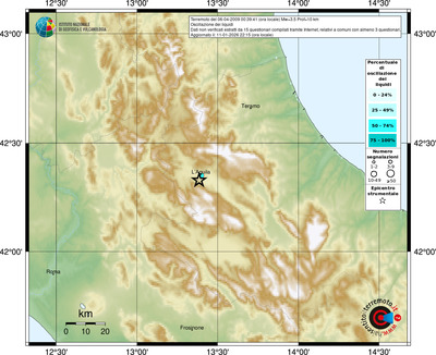 Mappa comuni con almeno 3 questionari