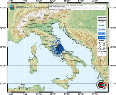Mappa comuni con almeno 3 questionari