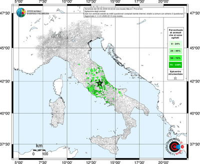 Mappa territorio comunale con almeno 3 questionari