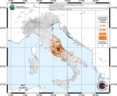 Mappa territorio comunale con almeno 3 questionari