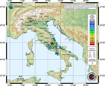 Mappa EMS - località