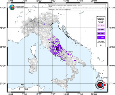 Mappa territorio comunale con almeno 3 questionari