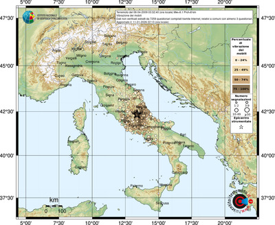 Mappa comuni con almeno 3 questionari