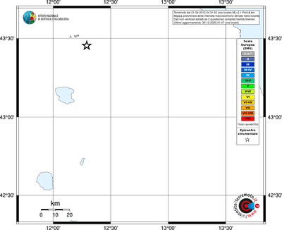 Mappa EMS - territori località