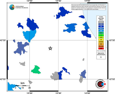 Mappa MCS - territori comuni