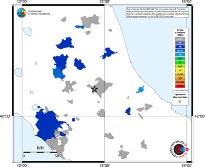 Mappa EMS - territori comuni