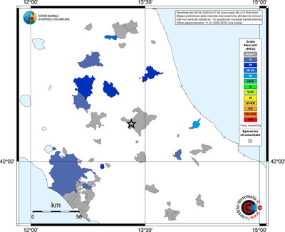 Mappa MCS - territori comuni