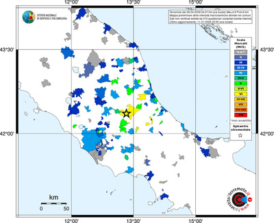 Mappa MCS - territori comuni
