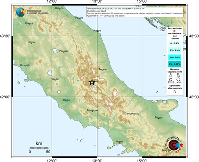 Mappa comuni con almeno 3 questionari