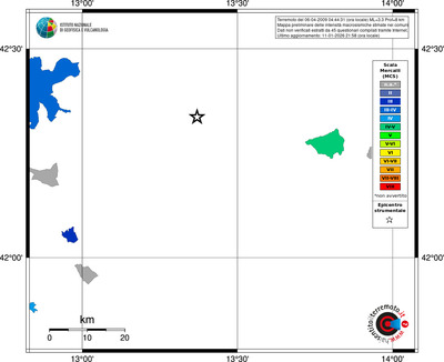 Mappa MCS - territori comuni