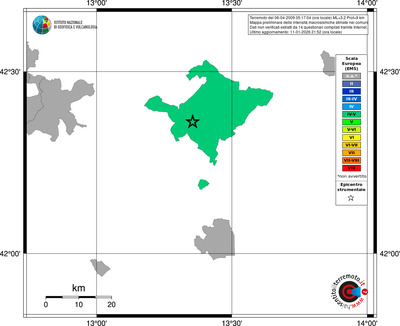 Mappa EMS - territori comuni