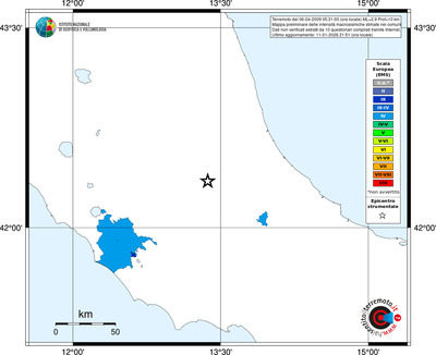 Mappa EMS - territori comuni