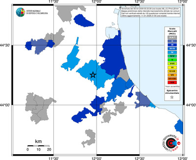 Mappa MCS - territori comuni