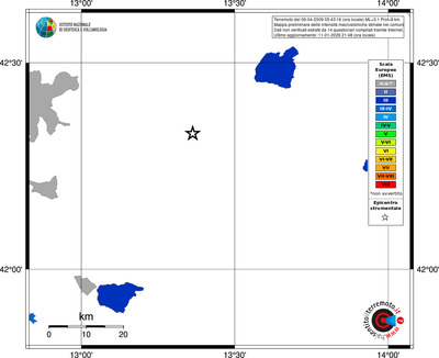 Mappa EMS - territori comuni