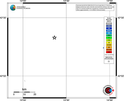 Mappa MCS - territori località
