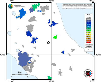 Mappa MCS - territori comuni