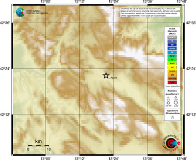 Mappa MCS - località