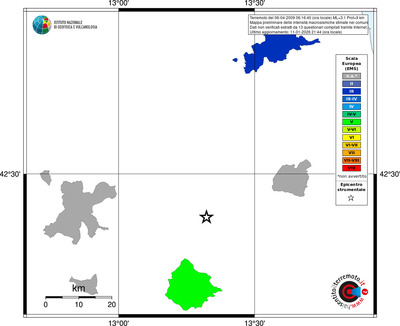 Mappa EMS - territori comuni