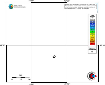 Mappa MCS - territori località