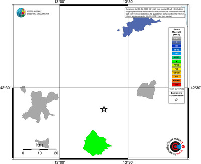 Mappa MCS - territori comuni