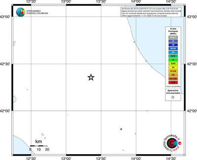 Mappa EMS - territori località