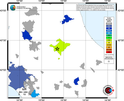 Mappa EMS - territori comuni