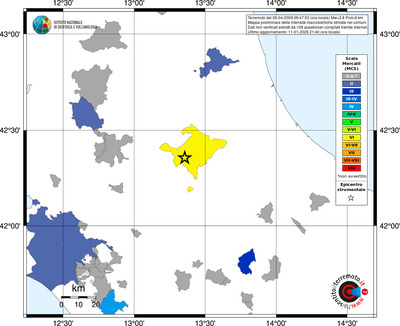 Mappa MCS - territori comuni
