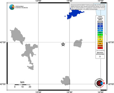 Mappa EMS - territori comuni
