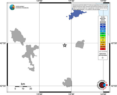 Mappa MCS - territori comuni
