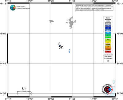 Mappa EMS - territori località