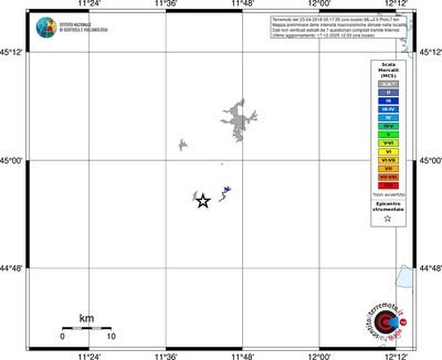 Mappa MCS - territori località