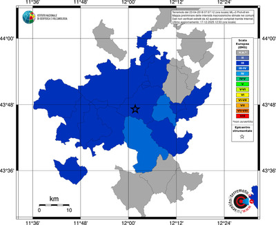 Mappa EMS - territori comuni