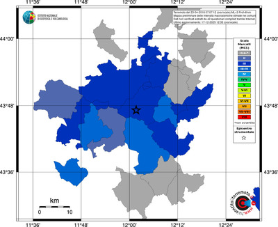 Mappa MCS - territori comuni