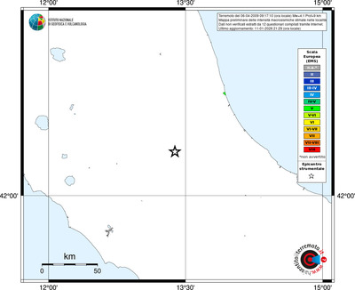 Mappa EMS - territori località
