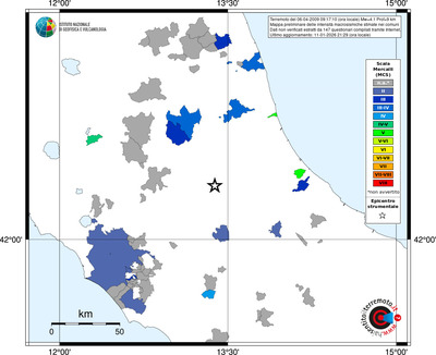 Mappa MCS - territori comuni