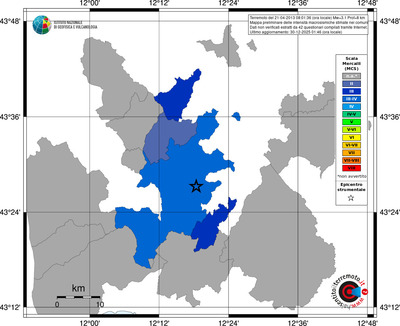 Mappa MCS - territori comuni