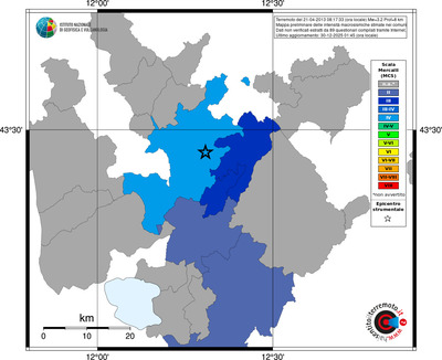 Mappa MCS - territori comuni