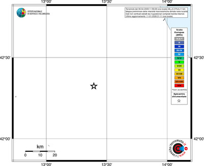 Mappa EMS - territori località