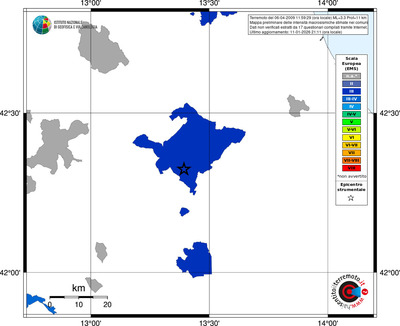 Mappa EMS - territori comuni