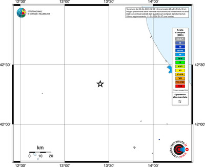 Mappa EMS - territori località