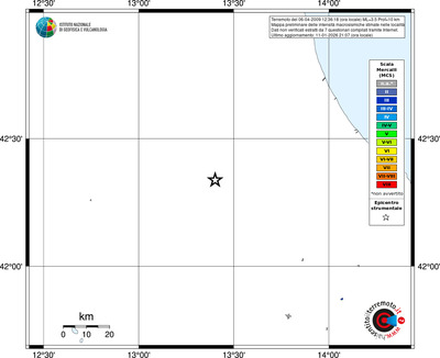 Mappa MCS - territori località