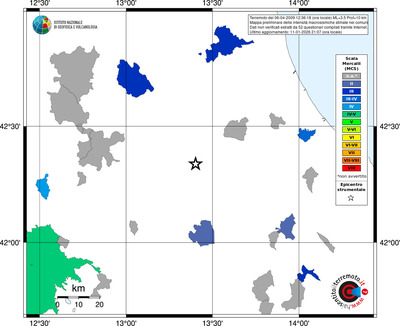 Mappa MCS - territori comuni