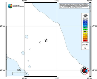 Mappa EMS - territori località